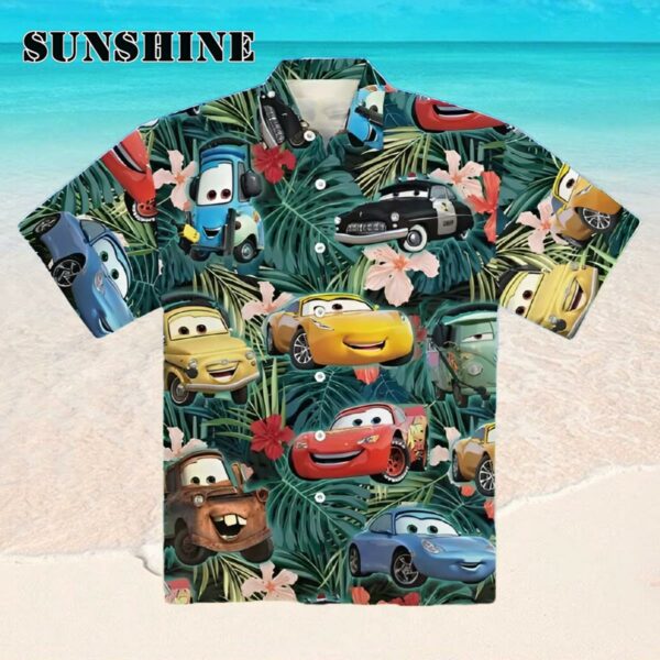 Cars Tropical Hawaiian Shirt Disney Gifts Hawaaian Shirt Hawaaian Shirt