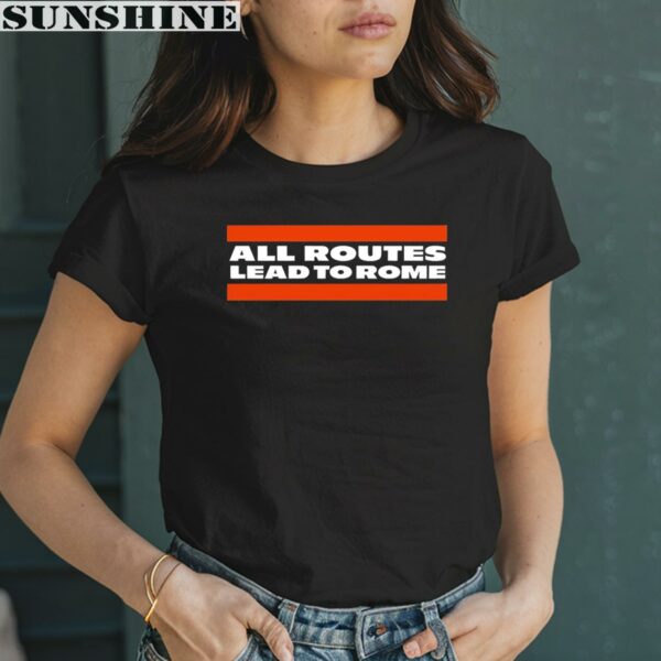 Chicago Bears All Routes Lead To Rome Shirt 2 women shirt