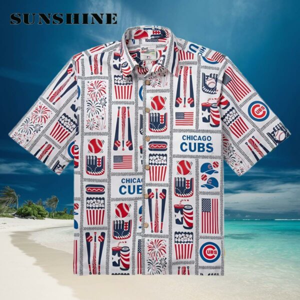 Chicago Cubs Americana Hawaiian Shirts Hawaiian Hawaiian