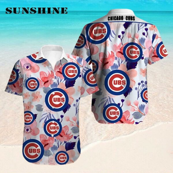 Chicago Cubs Hawaiian Shirt Flower Summer Style Hawaaian Shirt Hawaaian Shirt