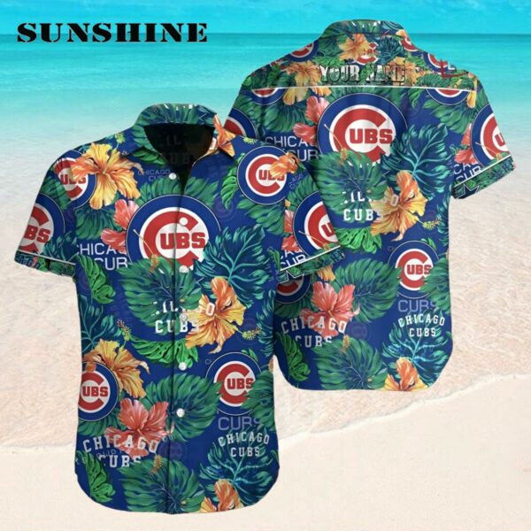 Chicago Cubs MLB Custom Name Cheap Button Up Hawaiian Shirt Hawaaian Shirt Hawaaian Shirt