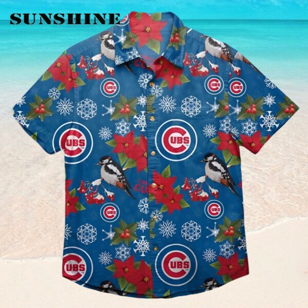 Chicago Cubs MLB Mens Mistletoe Hawaiian Shirt Hawaaian Shirt Hawaaian Shirt