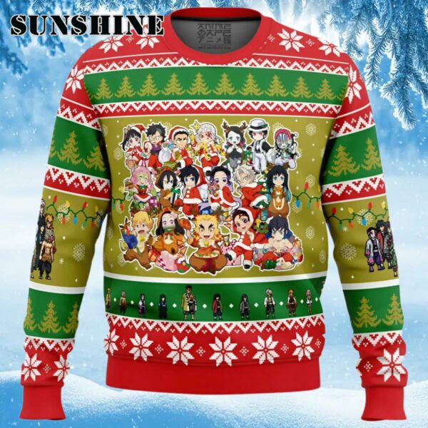 Christmas Demon Slayer Squad Demon Slayer Ugly Christmas Sweater Sweater Ugly