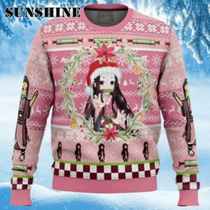 Christmas Nezuko Kamado Demon Slayer Ugly Sweater Sweater Ugly
