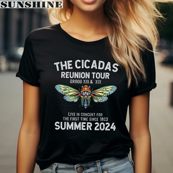 Cicadas Summer Scream Reunion Tour 2024 Tee Shirt 2 women shirt