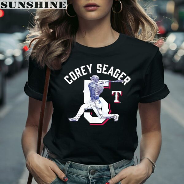 Corey Seager Texas Rangers Player Swing Shirt 2 women shirt
