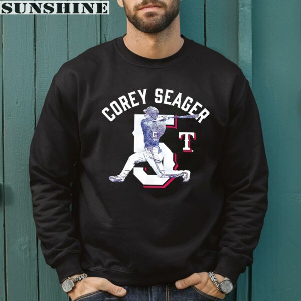 Corey Seager Texas Rangers Player Swing Shirt 3 sweatshirt