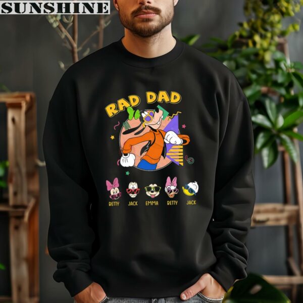 Custom Cartoon Rad Dad With Kids Name Shirt Father's Day Gifts 3 sweatshirt