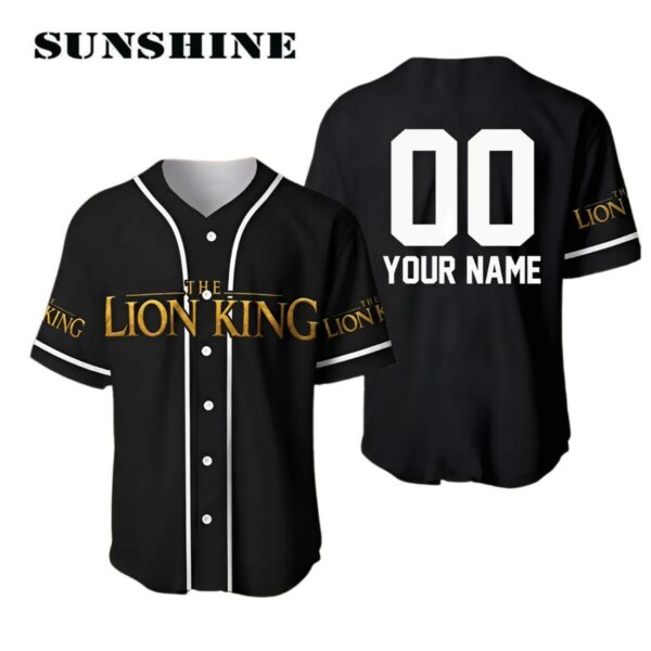 Custom Name And Number Lion Baseball Jersey Animal King Cartoon Basketball Jersey Printed Thumb