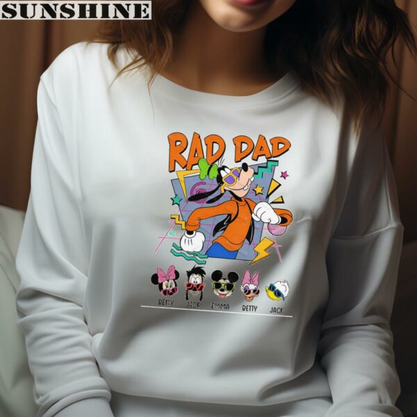 Custom Name Cartoon Goofy Rad Dad Father's Day Shirt 4 sweatshirt