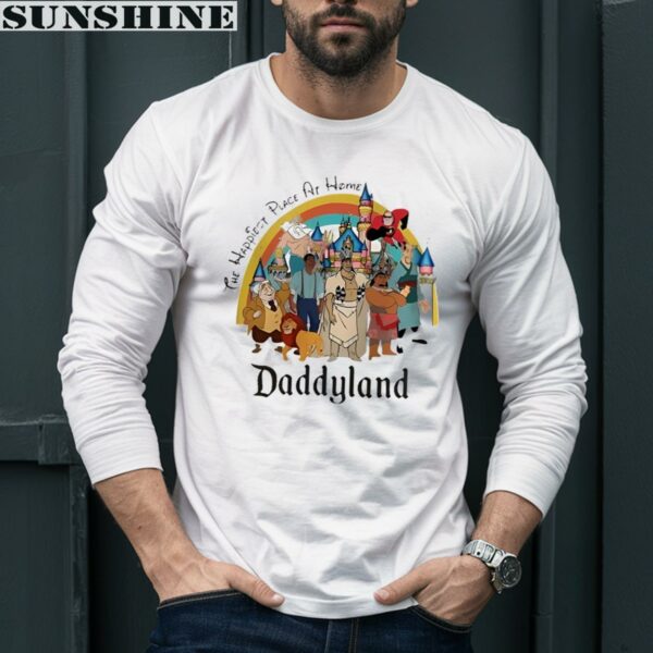 Daddyland The Happiest Place At Home Disney Dad Shirt 5 Long Sleeve shirt