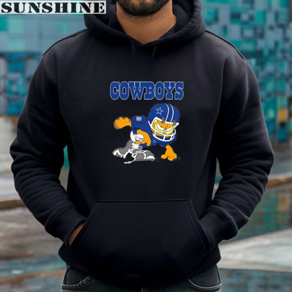 Dallas Cowboys Garfield Grumpy Football Player Shirt 4 hoodie
