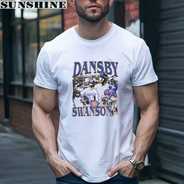 Dansby Swanson Chicago Cubs Baseball Graphic Shirt 1 men shirt