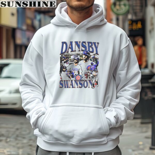 Dansby Swanson Chicago Cubs Baseball Graphic Shirt 4 hoodie