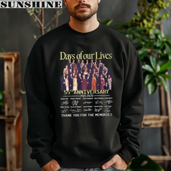 Days of Our Lives 55th Anniversary Full cast Signature Thank You for The Memories Shirt 3 sweatshirt