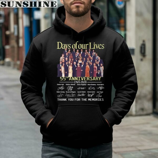 Days of Our Lives 55th Anniversary Full cast Signature Thank You for The Memories Shirt 4 hoodie
