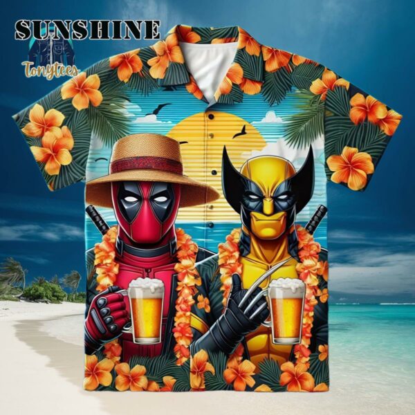 Deadpool Beer Tropical Hawaiian Shirt Hawaiian Hawaiian