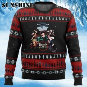 Demon Slayer Poster Ugly Christmas Sweater Sweater Ugly