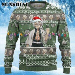 Demon Slayer Sanemi Shinazugawa Anime Ugly Christmas Sweater Sweater Ugly