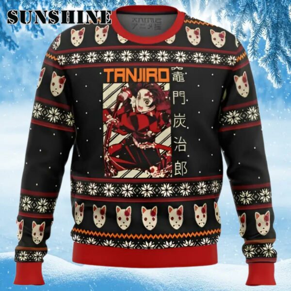 Demon Slayer Tanjiro Ugly Christmas Sweater Sweater Ugly
