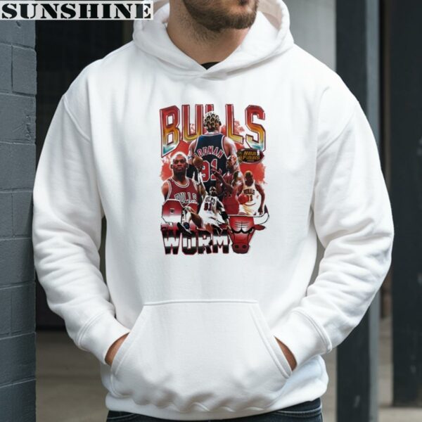 Dennis Rodman Chicago Bulls Worm NBA Finals Shirt 4 hoodie