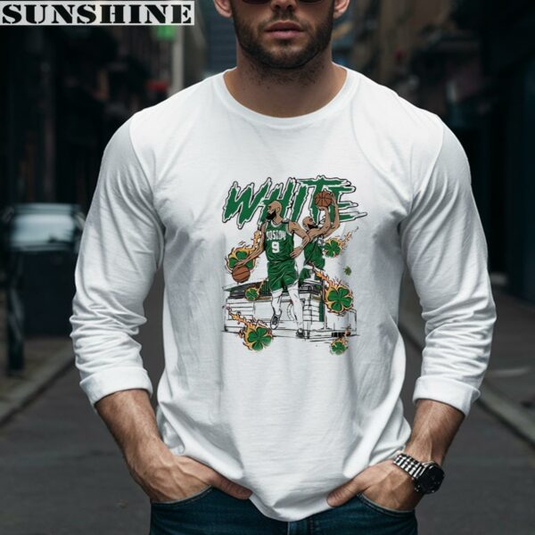 Derrick White 9 Boston Celtics Design Image Shirt 5 long sleeve shirt