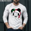 Disney Mickey Mouse Ears Santa Hat DAD Holiday Shirt 5 Long Sleeve shirt