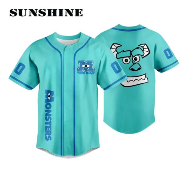 Disney Monster Baseball Jersey Monster Movie Baseball Jersey Gifts Printed Thumb