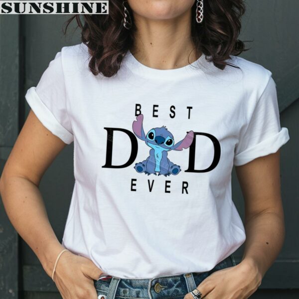 Disney Stich Best Dad Ever Shirt Gift For Dad 2 women shirt