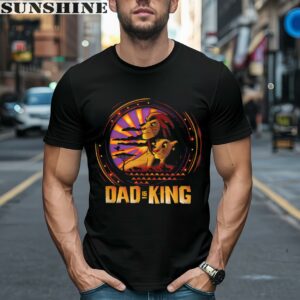 Disney The Lion King Dad is King Family Trip Father's Day Shirt 1 men shirt