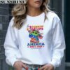 Dunkin Donuts Baby Yoda America 4th of July Independence Day 2024 Shirt 4 sweatshirt