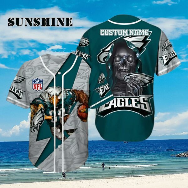 Eagles Baseball Jersey Personalized Shirt Aloha Shirt Aloha Shirt