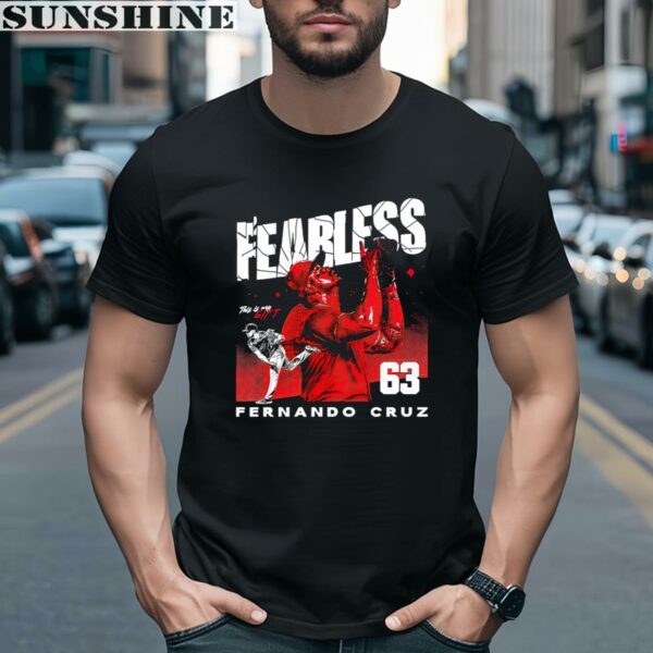 Fearless Fernando Cruz 63 Cincinnati Reds This Is My Gift Shirt 2 men shirt