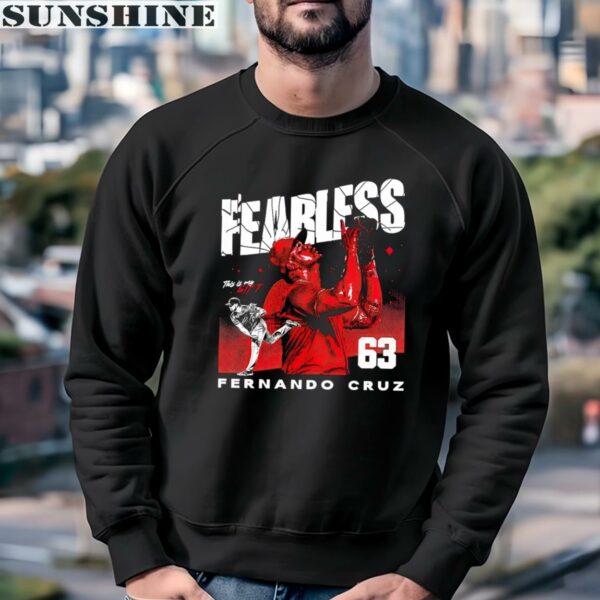 Fearless Fernando Cruz 63 Cincinnati Reds This Is My Gift Shirt 3 sweatshirt