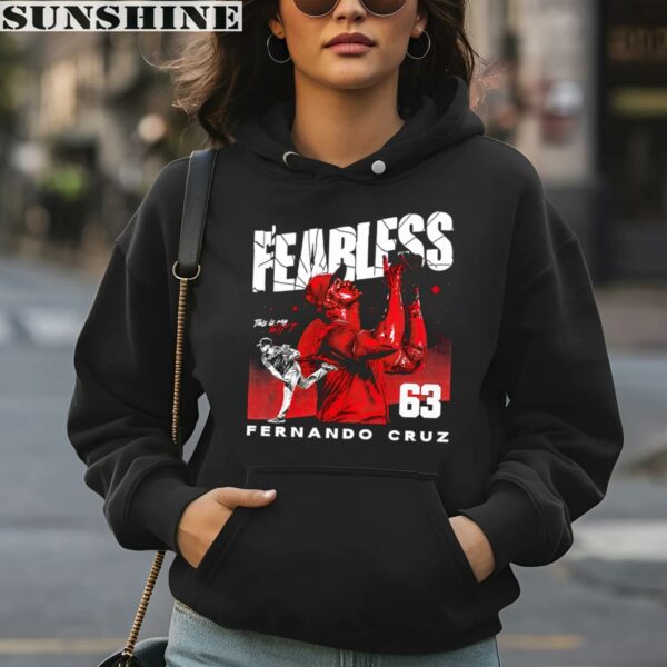 Fearless Fernando Cruz 63 Cincinnati Reds This Is My Gift Shirt 4 hoodie