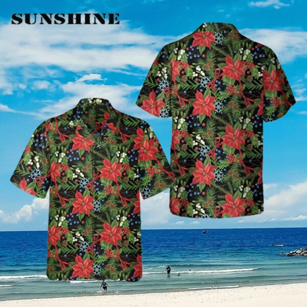 Florals Christmas Hawaiian Shirts Gifts For Xmas Aloha Shirt Aloha Shirt