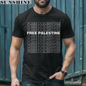 Free Palestine Pattern Art Printed Shirt 1 men shirt