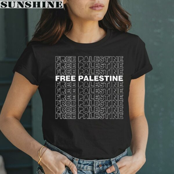 Free Palestine Pattern Art Printed Shirt 2 women shirt