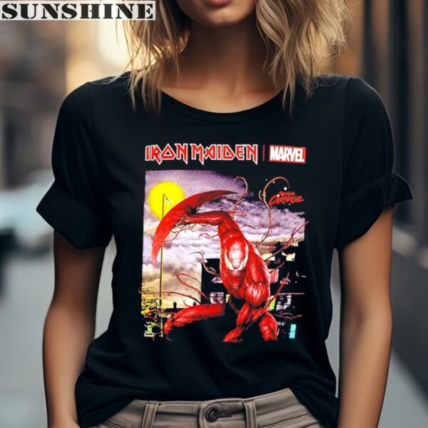 Funny Marvel Iron Maiden Carnage Killers Shirt 2 women shirt