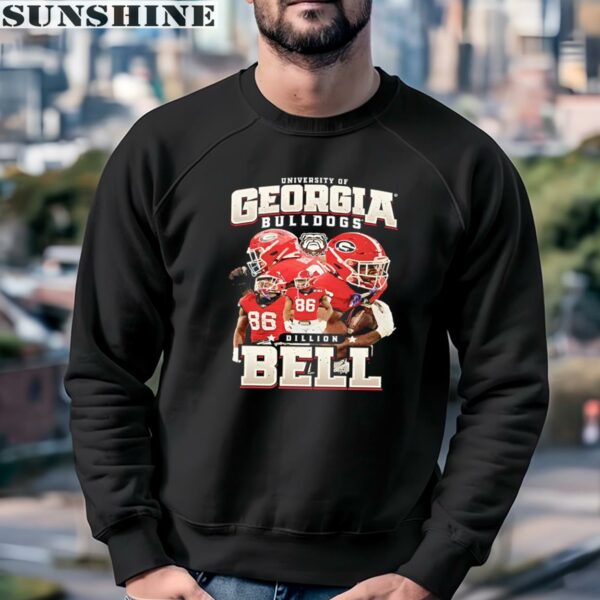 Georgia Bulldogs NCAA Football Dillon Bell Player Collage Poster shirt 3 sweatshirt