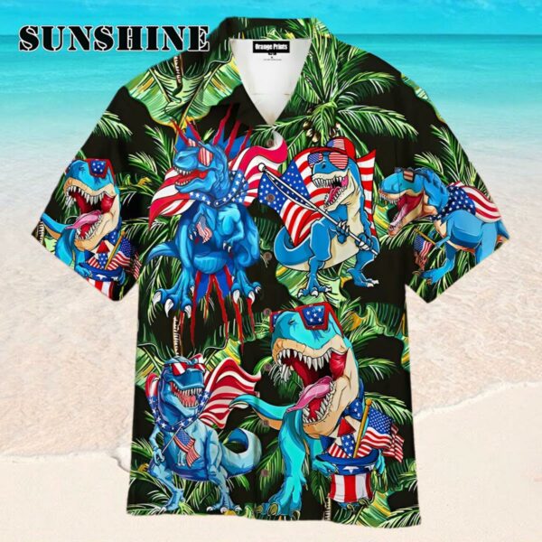 Happy Independence Day Dinosaurs Aloha Disney Hawaiian Shirt For Women And Men Hawaaian Shirt Hawaaian Shirt