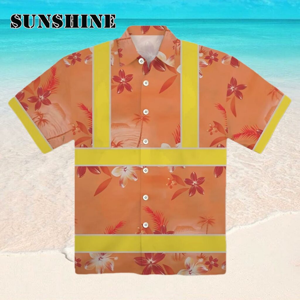Hi Vis Workwear Hawaiian Shirt Hawaaian Shirt Hawaaian Shirt