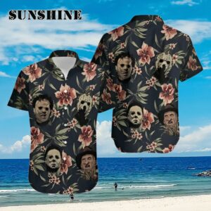 Horror Characters Freddie Tropical Hawaiian Shirt Aloha Shirt Aloha Shirt