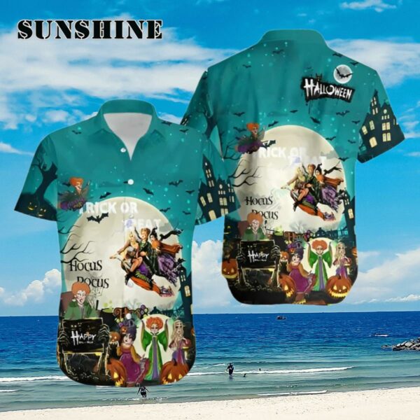 Horror Hocus Pocus Tropical Hawaiian Shirt Aloha Shirt Aloha Shirt