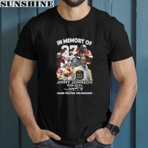 In Memory Of Jimmy Johnson 1938 2024 Thank You For The Memories Shirt 1 men shirt