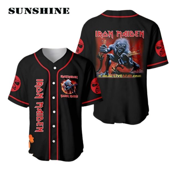 Iron Maiden A Real Live Dead One Beast Baseball Jersey Personalized Printed Thumb