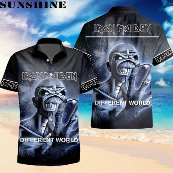 Iron Maiden Different World Hawaiian Shirt Hawaiian Hawaiian