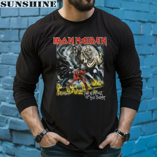 Iron Maiden Eddie Number Of The Beast Shirt 5 long sleeve shirt