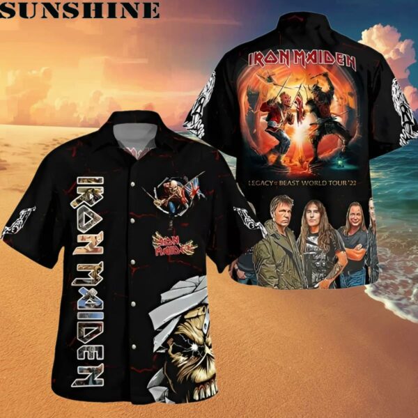 Iron Maiden Legacy Of The BeaStar Trek Tour Hawaii Shirt Hawaaian Shirt Hawaaian Shirt