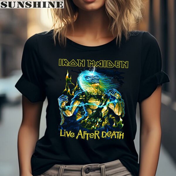 Iron Maiden Live After Death Shirt 2 women shirt